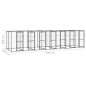 vidaXL Outdoor-Hundezwinger Stahl 16,94 m² vidaXL Outdoor-Hundezwinger Stahl 16,94 m²