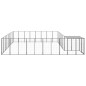 Hundezwinger Silbern 20,57 m² Stahl Hundezwinger Silbern 20,57 m² Stahl