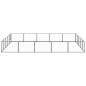 Hundezwinger Schwarz 25 m² Stahl Hundezwinger Schwarz 25 m² Stahl