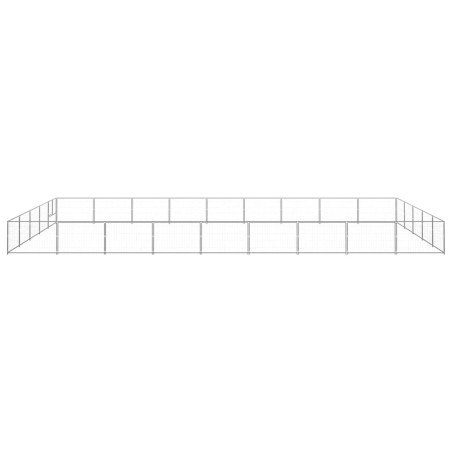 Hundezwinger Silbern 45 m² Stahl