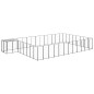 Hundezwinger Schwarz 30,25 m² Stahl Hundezwinger Schwarz 30,25 m² Stahl