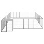 Hundezwinger Schwarz 30,25 m² Stahl Hundezwinger Schwarz 30,25 m² Stahl