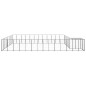 Hundezwinger Schwarz 30,25 m² Stahl Hundezwinger Schwarz 30,25 m² Stahl