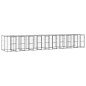Outdoor-Hundezwinger Stahl mit Überdachung 24,2 m² Outdoor-Hundezwinger Stahl mit Überdachung 24,2 m²