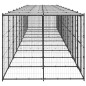 Outdoor-Hundezwinger Stahl mit Überdachung 24,2 m² Outdoor-Hundezwinger Stahl mit Überdachung 24,2 m²
