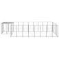 vidaXL Hundezwinger Silbern 10,89 m² Stahl vidaXL Hundezwinger Silbern 10,89 m² Stahl