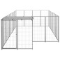 vidaXL Hundezwinger Silbern 10,89 m² Stahl vidaXL Hundezwinger Silbern 10,89 m² Stahl