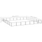 Hundezwinger Schwarz 49 m² Stahl Hundezwinger Schwarz 49 m² Stahl