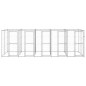 vidaXL Outdoor-Hundezwinger Verzinkter Stahl 12,1 m² vidaXL Outdoor-Hundezwinger Verzinkter Stahl 12,1 m²
