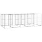 vidaXL Outdoor-Hundezwinger Verzinkter Stahl 12,1 m² vidaXL Outdoor-Hundezwinger Verzinkter Stahl 12,1 m²