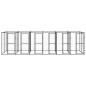 vidaXL Outdoor-Hundezwinger Stahl 14,52 m²