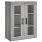 vidaXL Highboard Grau Sonoma 69,5x34x180 cm Holzwerkstoff vidaXL Highboard Grau Sonoma 69,5x34x180 cm Holzwerkstoff