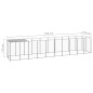vidaXL Hundezwinger Silbern 6,05 m² Stahl vidaXL Hundezwinger Silbern 6,05 m² Stahl