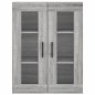 vidaXL Highboard Grau Sonoma 69,5x34x180 cm Holzwerkstoff vidaXL Highboard Grau Sonoma 69,5x34x180 cm Holzwerkstoff