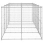Outdoor-Hundezwinger Verzinkter Stahl 9,68 m² Outdoor-Hundezwinger Verzinkter Stahl 9,68 m²