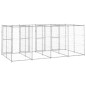 Outdoor-Hundezwinger Verzinkter Stahl 9,68 m² Outdoor-Hundezwinger Verzinkter Stahl 9,68 m²