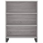 vidaXL Highboard Grau Sonoma 69,5x34x180 cm Holzwerkstoff vidaXL Highboard Grau Sonoma 69,5x34x180 cm Holzwerkstoff