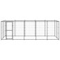 Outdoor-Hundezwinger mit Überdachung Stahl 12,1 m² Outdoor-Hundezwinger mit Überdachung Stahl 12,1 m²