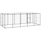 Outdoor-Hundezwinger mit Überdachung Stahl 12,1 m² Outdoor-Hundezwinger mit Überdachung Stahl 12,1 m²