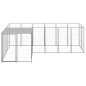 vidaXL Hundezwinger Silbern 4,84 m² Stahl vidaXL Hundezwinger Silbern 4,84 m² Stahl