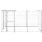 vidaXL Outdoor-Hundezwinger mit Überdachung Verzinkter Stahl 7,26 m² vidaXL Outdoor-Hundezwinger mit Überdachung Verzinkter Stahl 7,26 m²