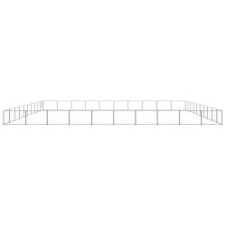 Hundezwinger Silbern 100 m² Stahl