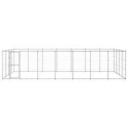 vidaXL Outdoor-Hundezwinger Verzinkter Stahl 33,88 m²