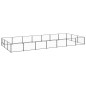 Hundezwinger Schwarz 21 m² Stahl Hundezwinger Schwarz 21 m² Stahl