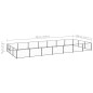 Hundezwinger Schwarz 21 m² Stahl Hundezwinger Schwarz 21 m² Stahl