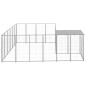 vidaXL Hundezwinger Silbern 8,47 m² Stahl vidaXL Hundezwinger Silbern 8,47 m² Stahl
