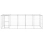 Outdoor-Hundezwinger mit Überdachung Verzinkter Stahl 12,1 m² Outdoor-Hundezwinger mit Überdachung Verzinkter Stahl 12,1 m²