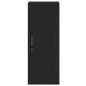 Highboard Schwarz 34,5x34x180 cm Holzwerkstoff Highboard Schwarz 34,5x34x180 cm Holzwerkstoff