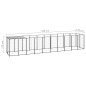 Hundezwinger Schwarz 6,05 m² Stahl Hundezwinger Schwarz 6,05 m² Stahl
