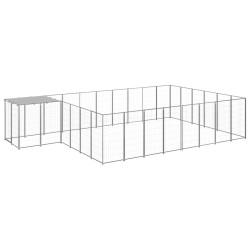 Hundezwinger Silbern 15,73 m² Stahl