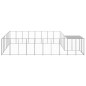 Hundezwinger Silbern 15,73 m² Stahl Hundezwinger Silbern 15,73 m² Stahl