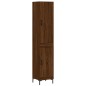 Highboard Braun Eichen-Optik 34,5x34x180 cm Holzwerkstoff Highboard Braun Eichen-Optik 34,5x34x180 cm Holzwerkstoff