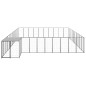 Hundezwinger Schwarz 31,46 m² Stahl Hundezwinger Schwarz 31,46 m² Stahl