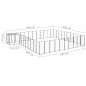 Hundezwinger Schwarz 31,46 m² Stahl Hundezwinger Schwarz 31,46 m² Stahl