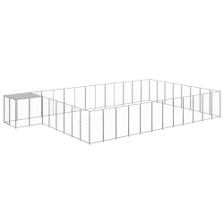 Hundezwinger Silbern 30,25 m² Stahl