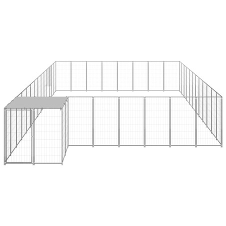 Hundezwinger Silbern 30,25 m² Stahl