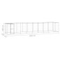Outdoor-Hundezwinger mit Überdachung Verzinkter Stahl 21,78 m² Outdoor-Hundezwinger mit Überdachung Verzinkter Stahl 21,78 m²