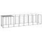 Hundezwinger Silbern 4,84 m² Stahl Hundezwinger Silbern 4,84 m² Stahl