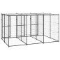 vidaXL Outdoor-Hundezwinger Stahl mit Überdachung 7,26 m² vidaXL Outdoor-Hundezwinger Stahl mit Überdachung 7,26 m²