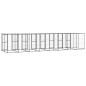 Outdoor-Hundezwinger Stahl mit Überdachung 19,36 m² Outdoor-Hundezwinger Stahl mit Überdachung 19,36 m²