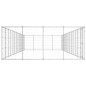 vidaXL Outdoor-Hundezwinger Verzinkter Stahl 53,24 m² vidaXL Outdoor-Hundezwinger Verzinkter Stahl 53,24 m²