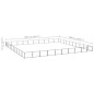 Hundezwinger Schwarz 100 m² Stahl Hundezwinger Schwarz 100 m² Stahl