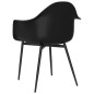 vidaXL Esszimmerstühle 6 Stk. Schwarz PP vidaXL Esszimmerstühle 6 Stk. Schwarz PP