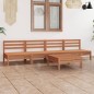 5-tlg. Garten-Lounge-Set Honigbraun Massivholz Kiefer 5-tlg. Garten-Lounge-Set Honigbraun Massivholz Kiefer