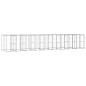 Outdoor-Hundezwinger mit Überdachung Verzinkter Stahl 21,78 m² Outdoor-Hundezwinger mit Überdachung Verzinkter Stahl 21,78 m²