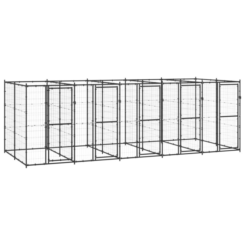 Outdoor-Hundezwinger Stahl 12,1 m² Outdoor-Hundezwinger Stahl 12,1 m²